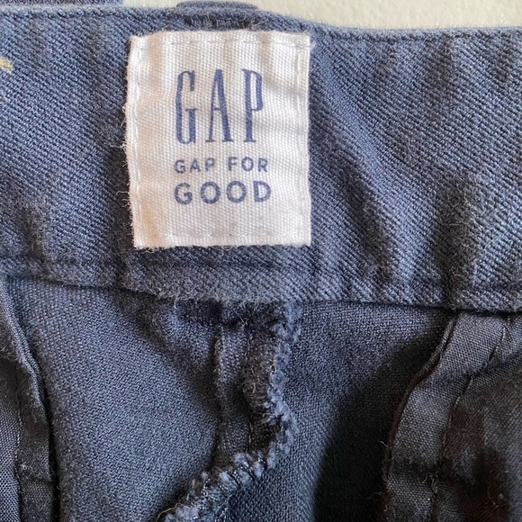 GAP SIGNATURE SKINNY ANKLE NAVY BLUE PANTS SIZE 8 - Picture 4 of 8